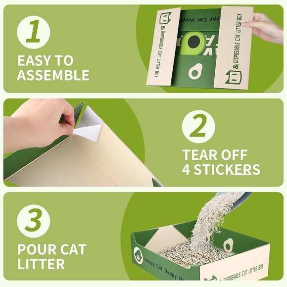 Disposable cat litter box - Picture 4 of 6